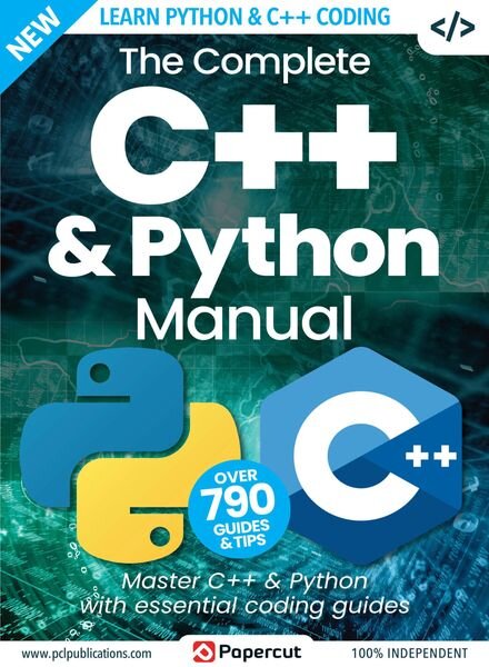 The Complete Python & C++ Manual – June 2023 Cover