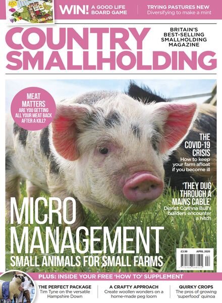 The Country Smallholder – April 2020 Cover