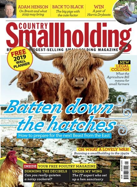 The Country Smallholder – December 2018 Cover