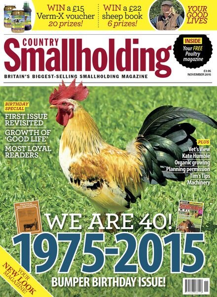 The Country Smallholder – September 2015 Cover