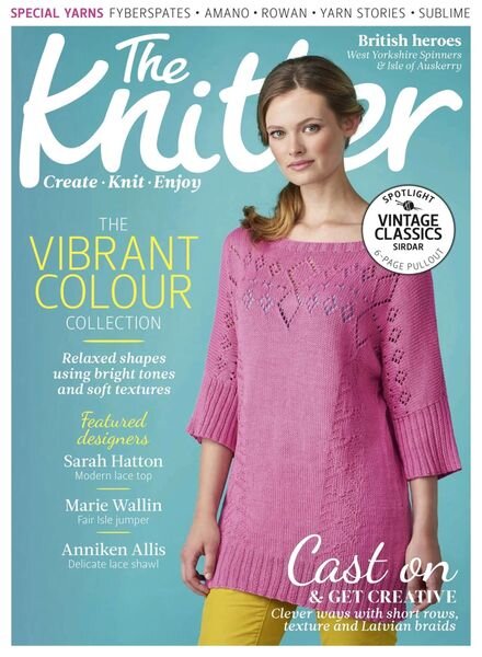 The Knitter – August 2017 Cover