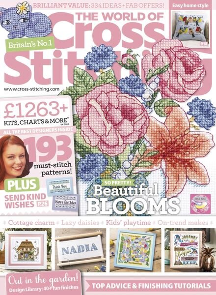 The World of Cross Stitching – April 2016 Cover