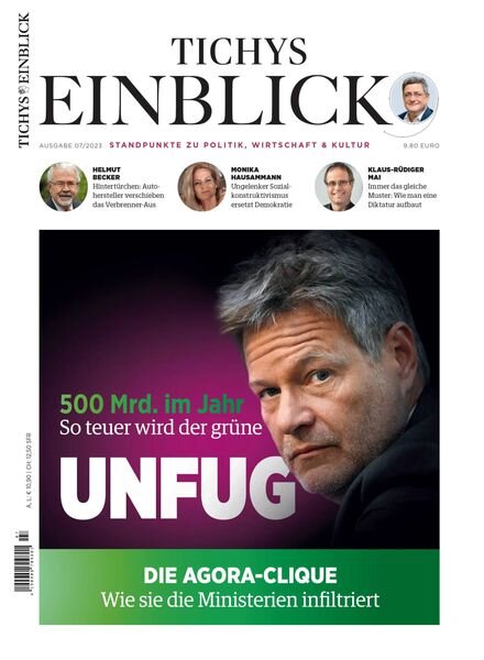 Tichys Einblick – 13 Juni 2023 Cover