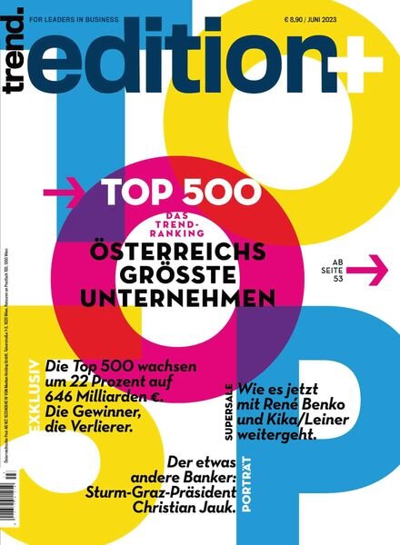 trend – 09 Juni 2023 Cover