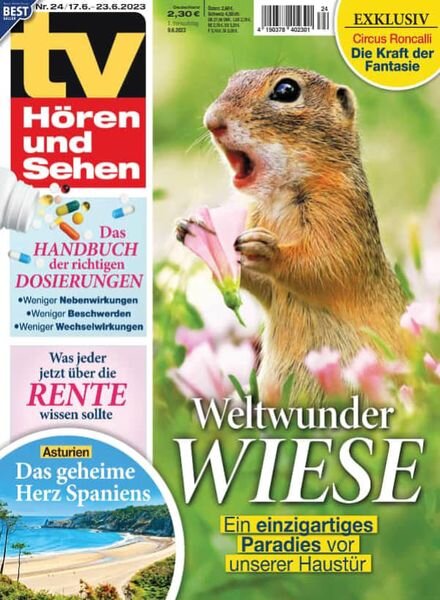 TV Horen und Sehen – 09 Juni 2023 Cover