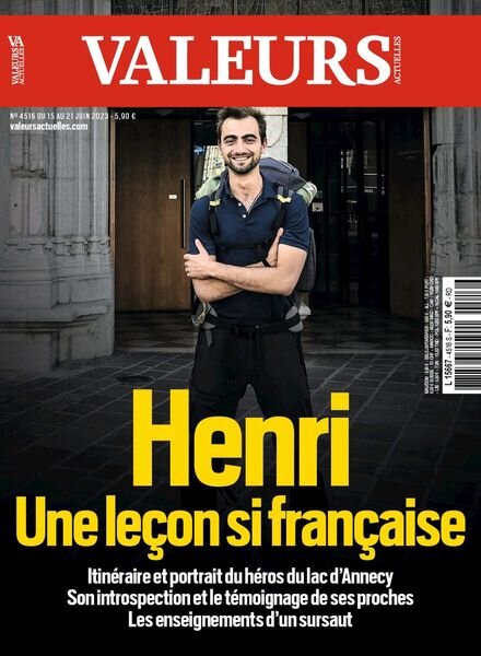 Valeurs actuelles – 15 juin 2023 Cover