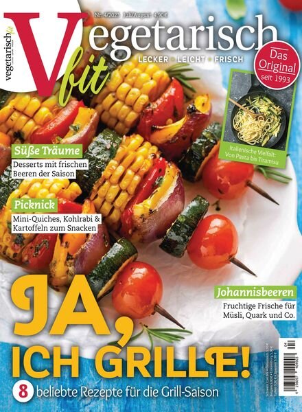 vegetarisch fit – 14 Juni 2023 Cover