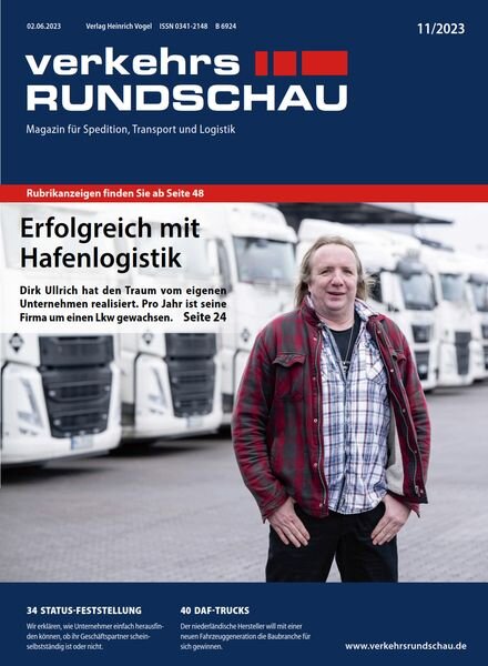 VerkehrsRundschau – 24 Mai 2023 Cover