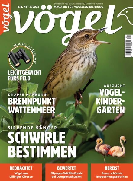 VOGEL – Magazin fur Vogelbeobachtung – 02 Juni 2023 Cover