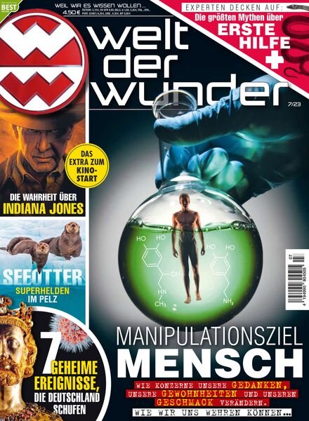 Welt der Wunder – Juli 2023 Cover