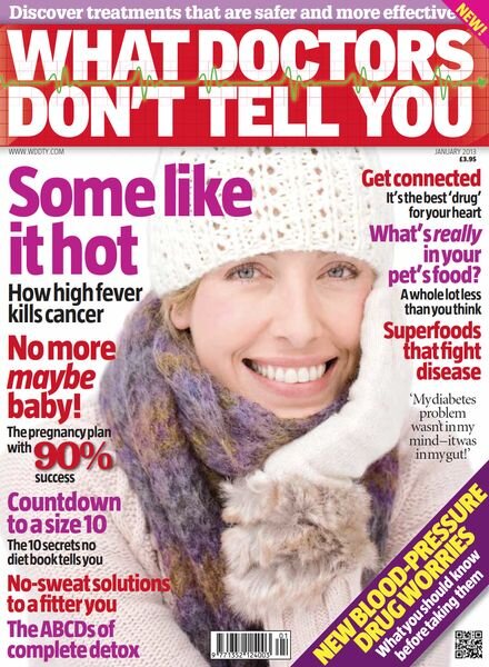 What Doctors Don’t Tell You – December 2012 Cover