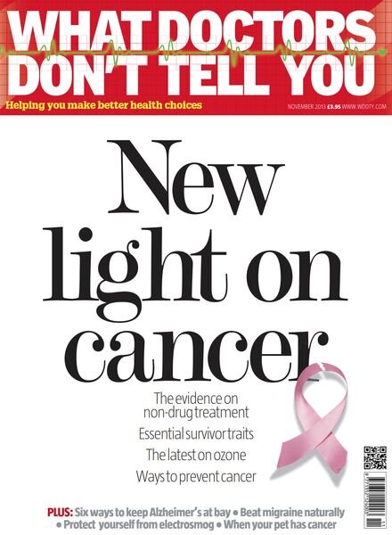 What Doctors Don’t Tell You – October 2013 Cover
