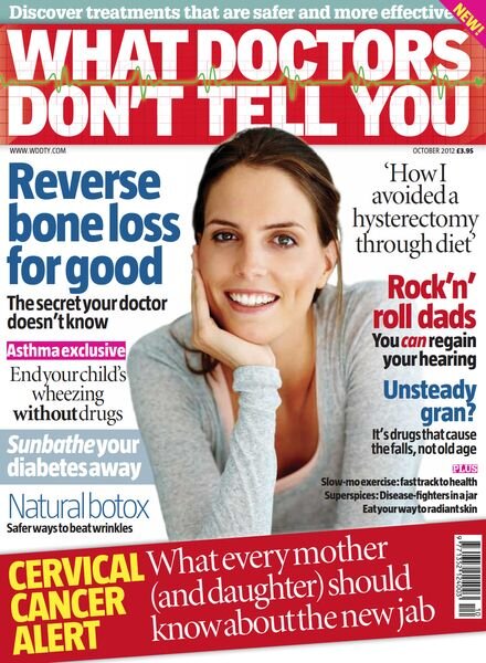 What Doctors Don’t Tell You – September 2012 Cover