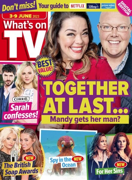 What’s on TV – 03 June 2023 Cover