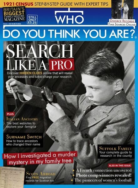 Who Do You Think You Are – February 2022 Cover