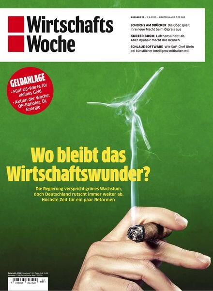 Wirtschaftswoche – 02 Juni 2023 Cover