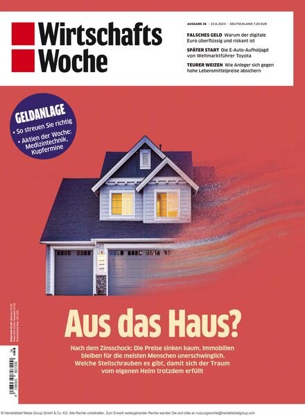Wirtschaftswoche – 23 Juni 2023 Cover