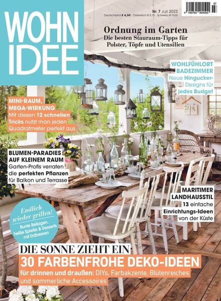 WOHNIDEE – 14 Juni 2023 Cover