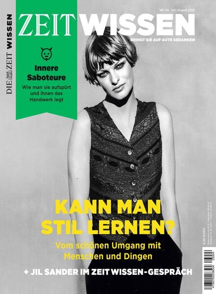 Zeit Wissen – Juli-August 2023 Cover