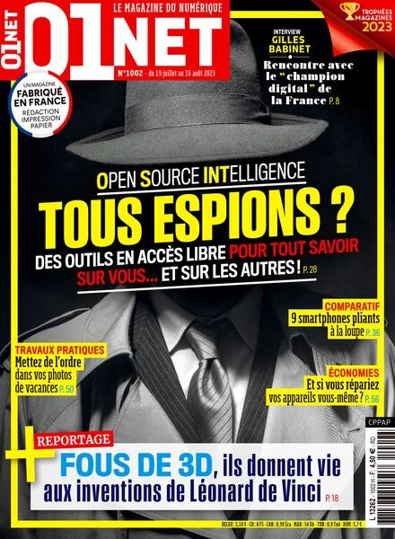 01net – 19 Juillet 2023 Cover
