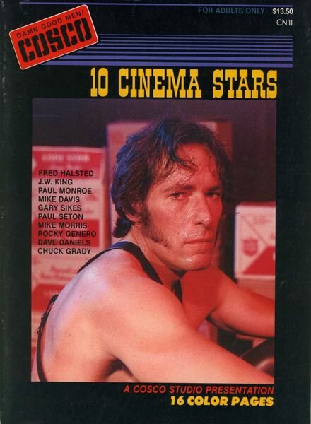 10 Cinema Stars Gay Magazine Cover