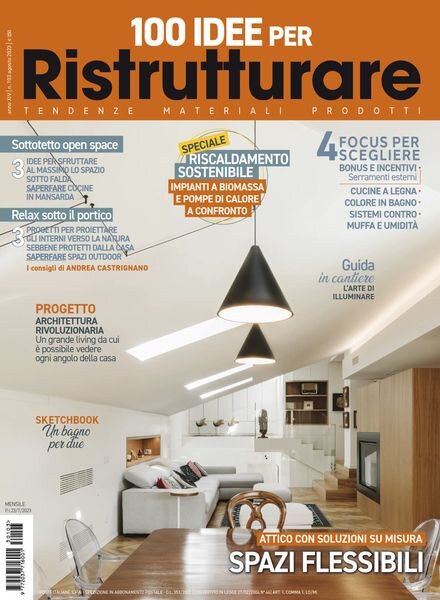 100 Idee per Ristrutturare – Agosto 2023 Cover