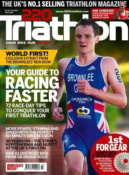 220 Triathlon – May 2013 Cover