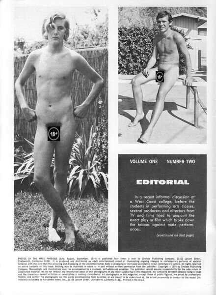 245 Photos Of The Male Physique – Vol 01 N 02 Cover