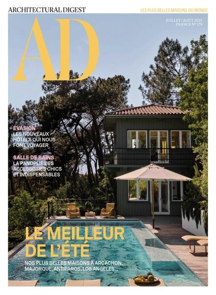 AD Architectural Digest France – juillet-aout 2023 Cover