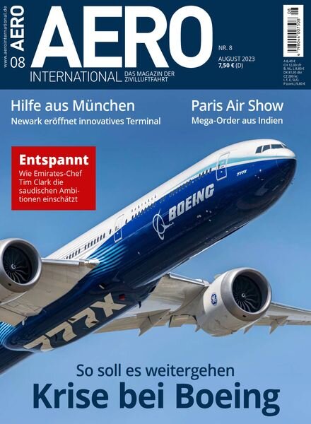 Aero International – August 2023 Cover