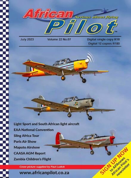 African Pilot – August 2023 Cover