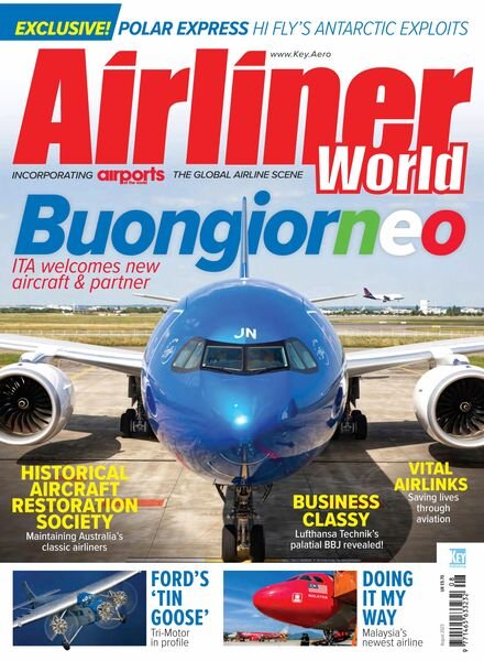 Airliner World – August 2023 Cover