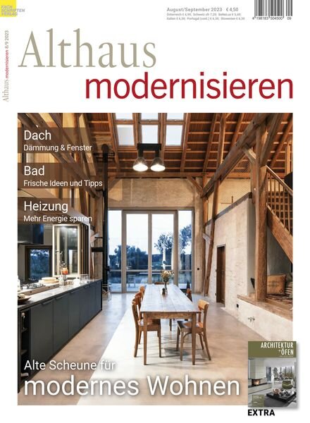 Althaus Modernisieren – August-September 2023 Cover