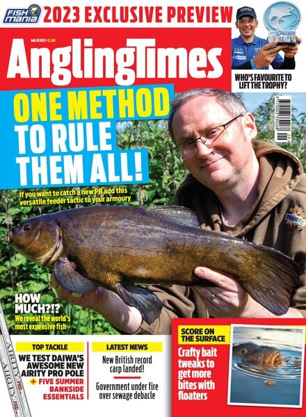 Angling Times – 18 July 2023 Cover