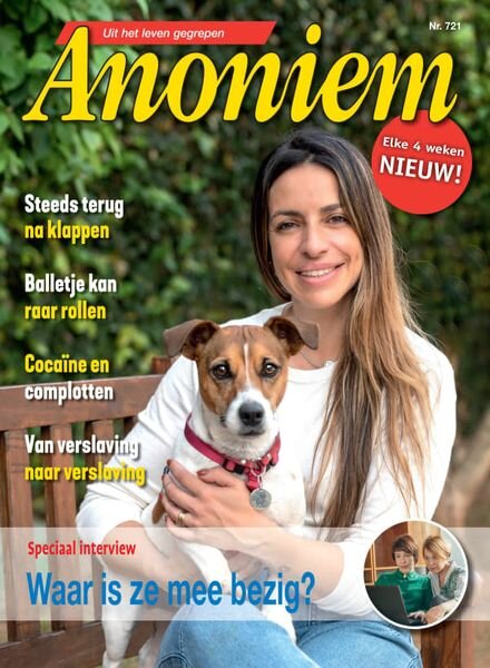 Anoniem – juli 2023 Cover