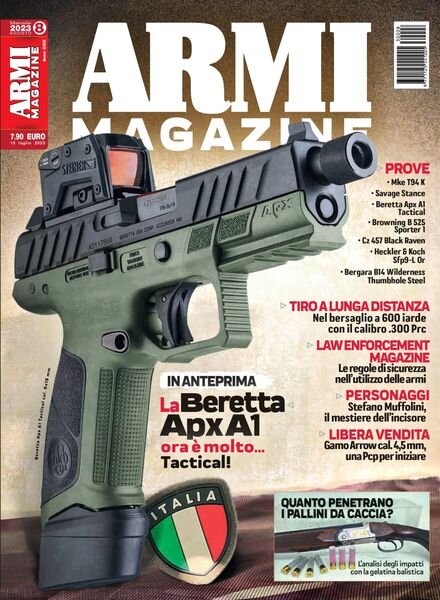 Armi Magazine – agosto 2023 Cover