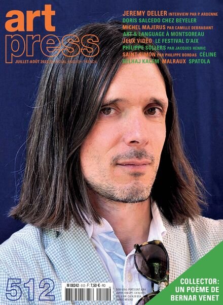 Art Press – Juillet-Aout 2023 Cover