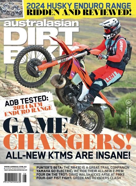 Australasian Dirt Bike – August 2023 Cover