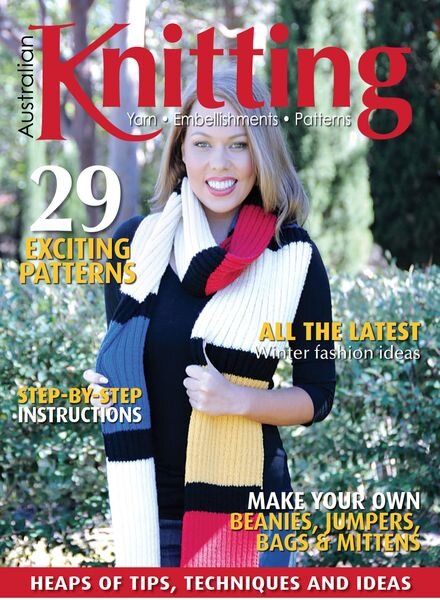 Australian Knitting – July 2023 Cover