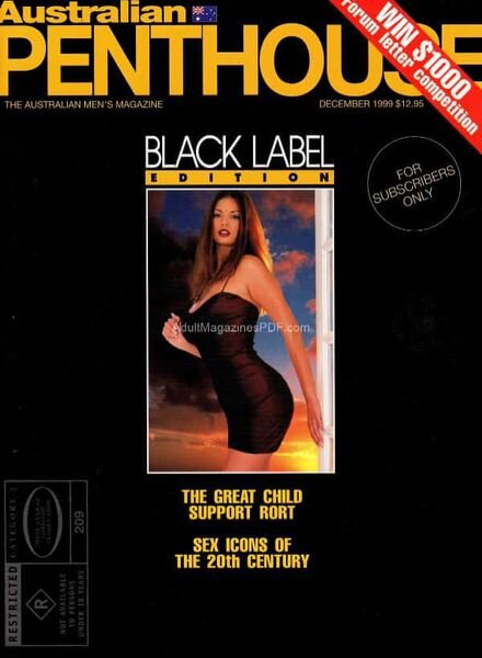 Australian Penthouse – December 1999 Black Label Cover