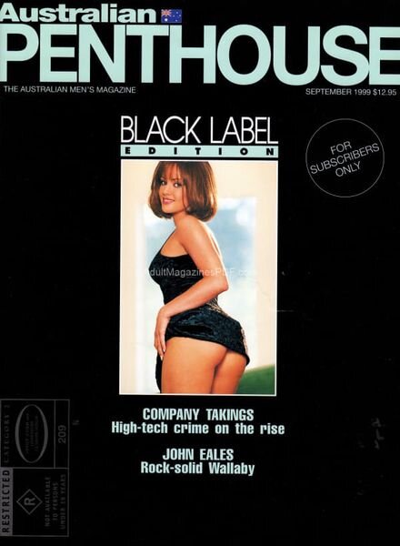 Australian Penthouse – September 1999 Black Label Cover