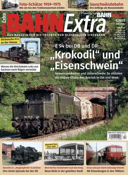 Bahn Extra – Juli-August 2023 Cover