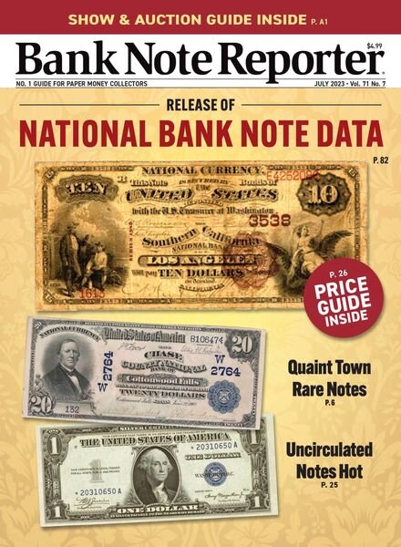 Bank Note Reporter – July 2023 Cover