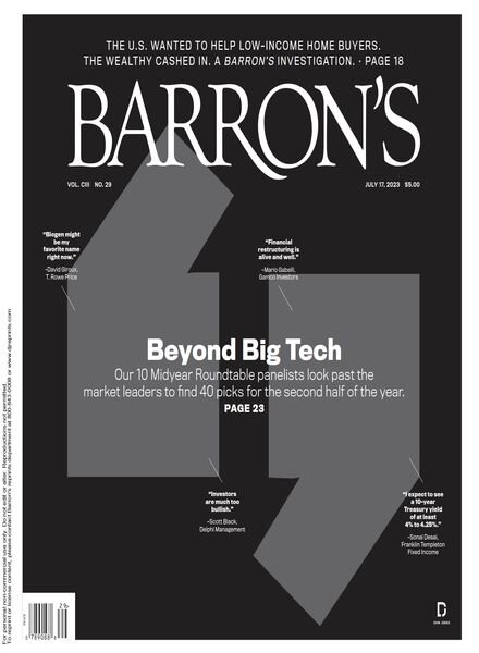 Barron’s – July 17 2023 Cover