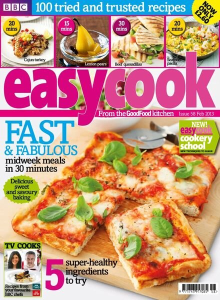BBC Easy Cook – January 2013 Cover