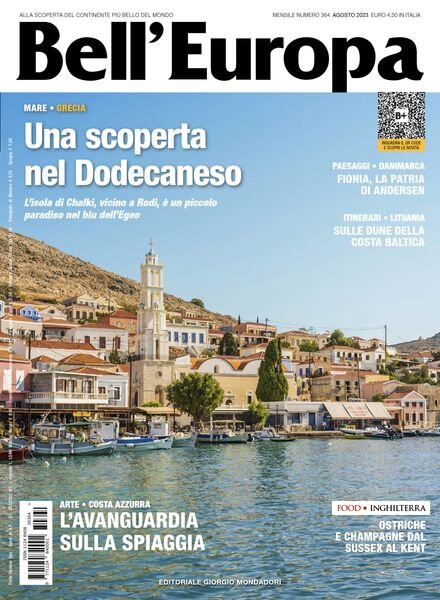 Bell’Europa – Agosto 2023 Cover