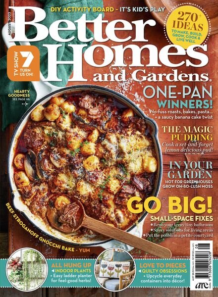 Better Homes and Gardens Australia – August 2023 Cover