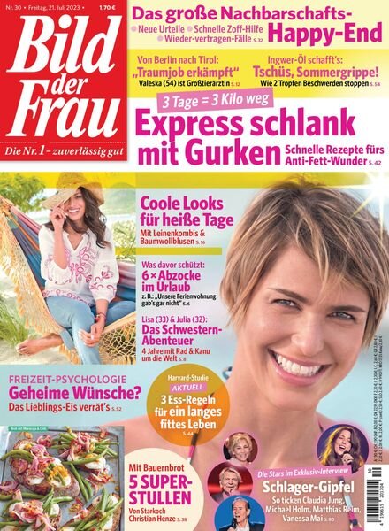 Bild der Frau – 21 Juli 2023 Cover