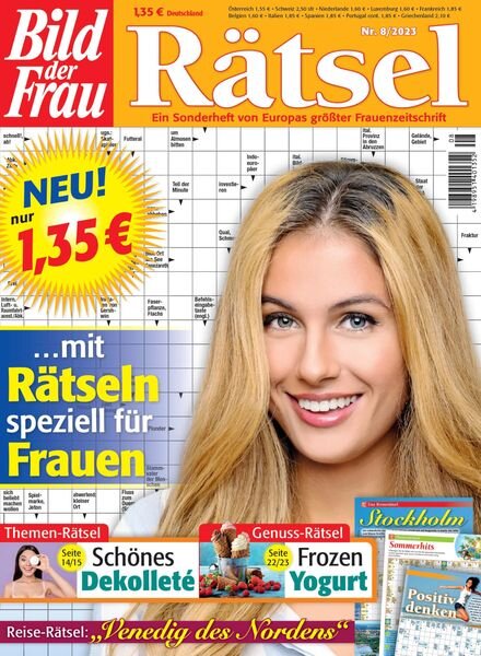Bild der Frau Ratsel – August 2023 Cover