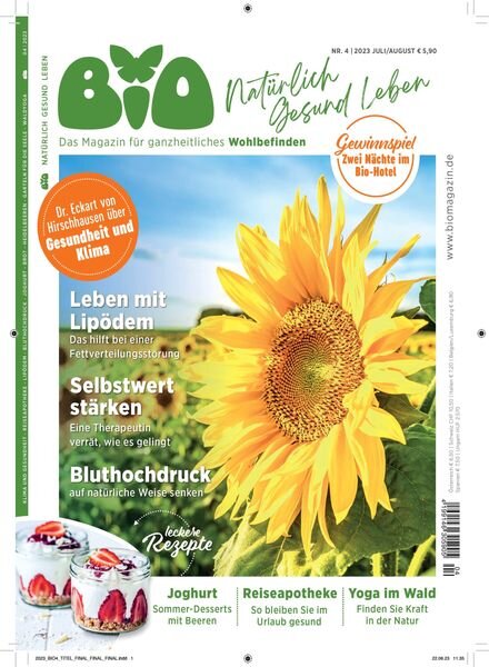 BIO – naturlich gesund leben – Juli 2023 Cover